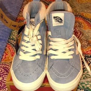 Vans Blue High-Top Sneakers